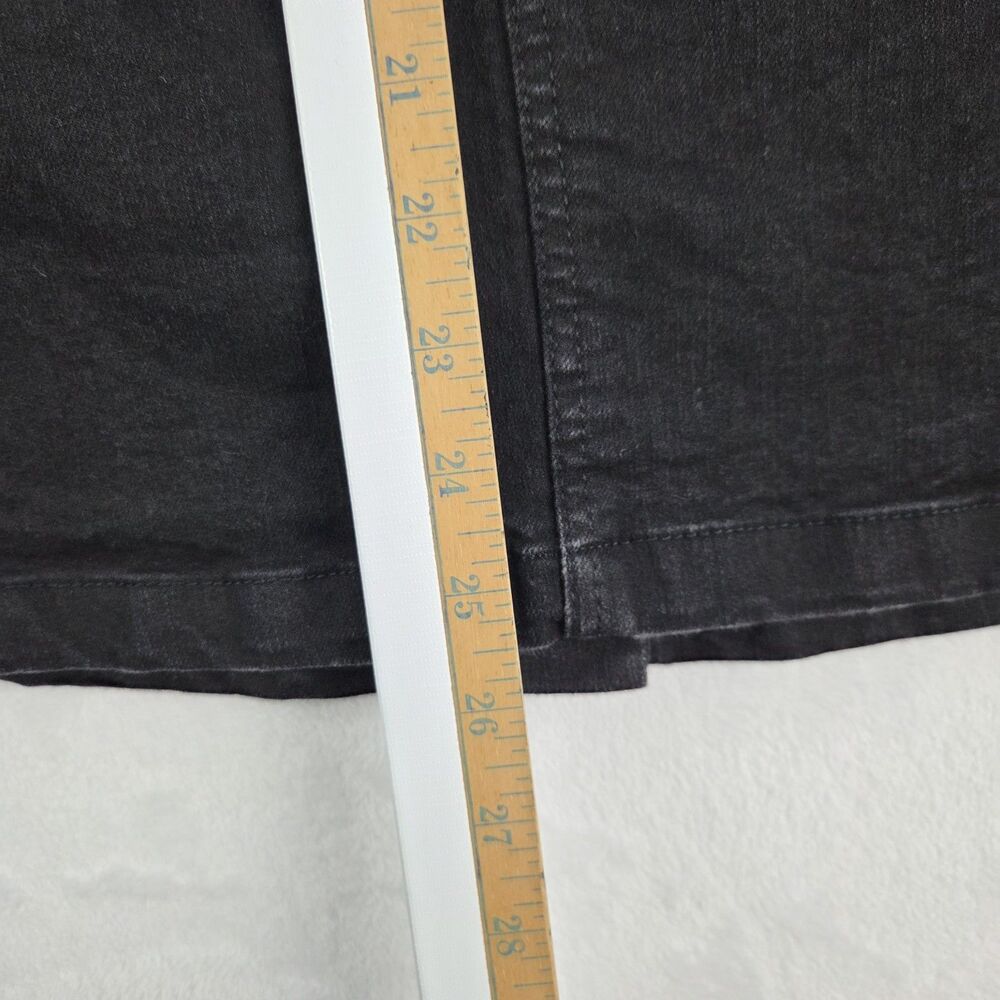 Women Within Black Denim Pencil Skirt Plus Size 12W - Picture 4 of 9